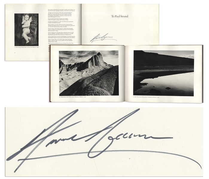 Ansel Adams Signed First Edition of ''Photographs of the Southwest''